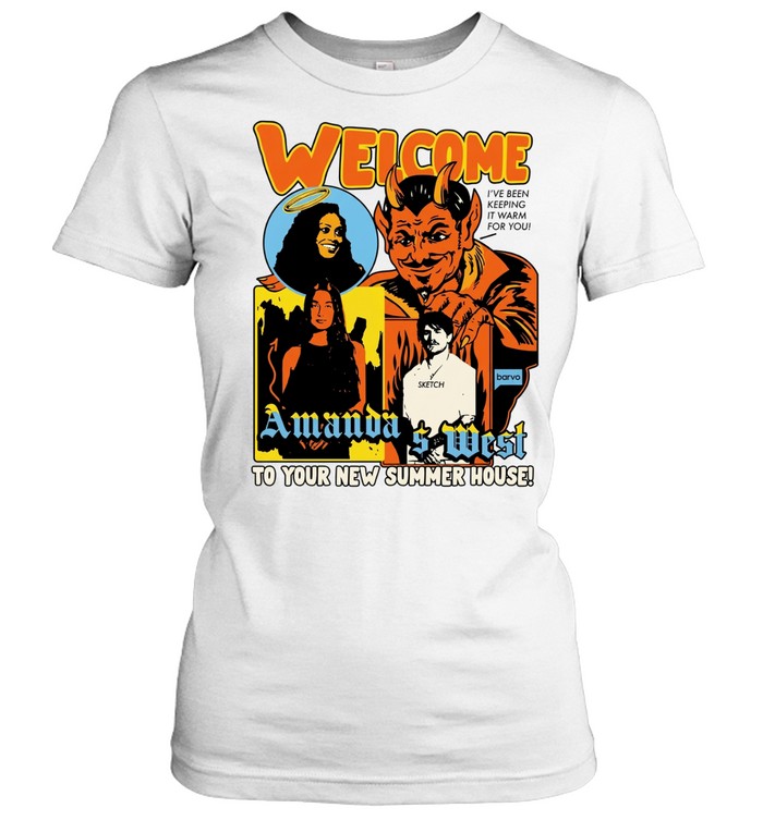 Welcome Amanda West to your new summer house cartoon Women T-Shirt