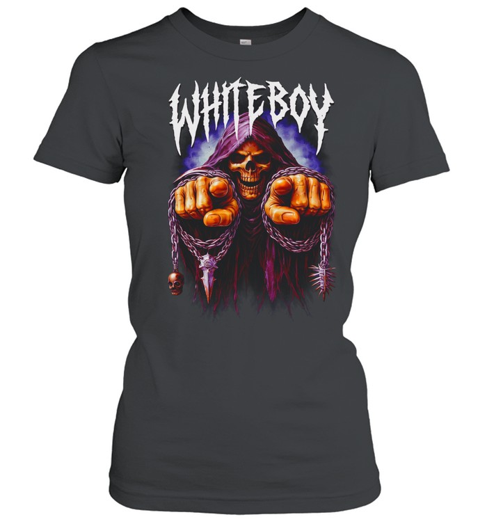 White Boy Death graphic Women T-Shirt