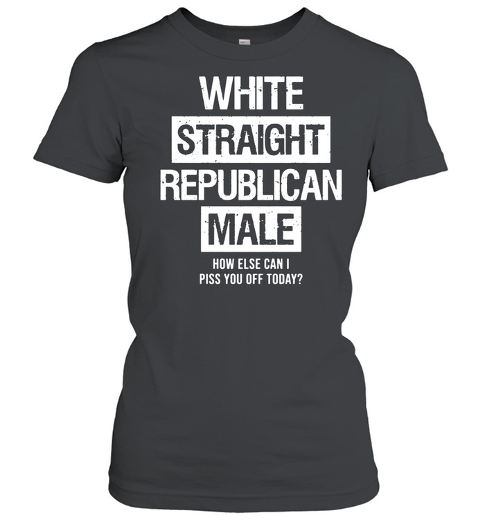 White Straight Republican Male Women T-Shirt