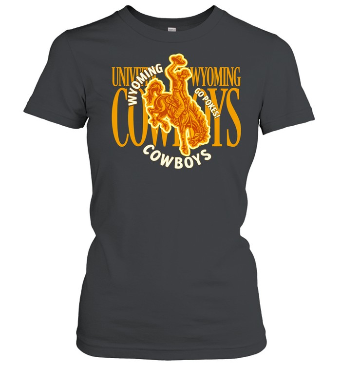 Wyoming Cowboys go pokes Women T-Shirt