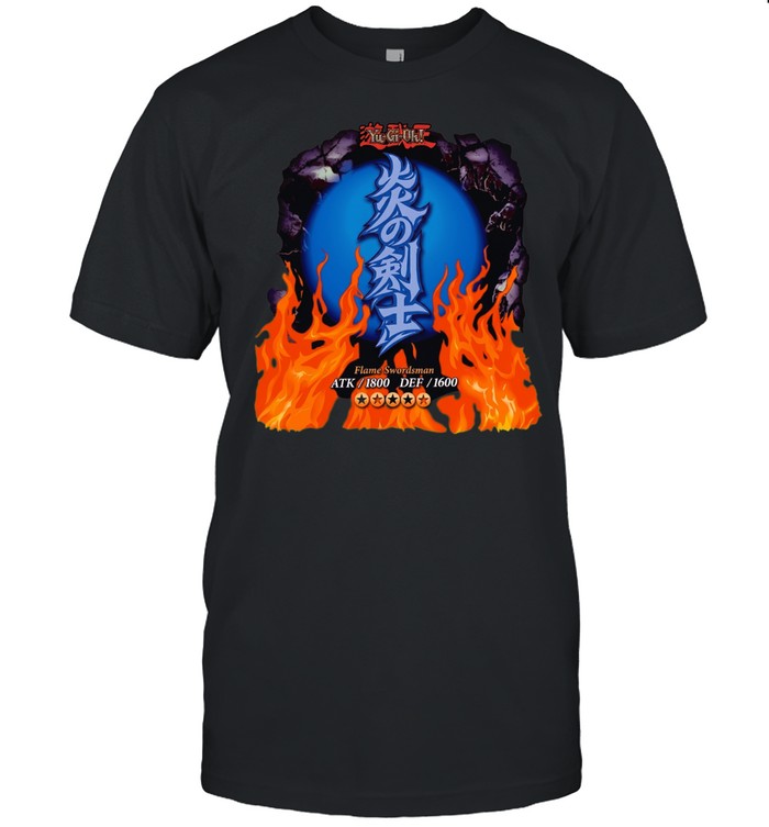 Yugioh Flame Swordsman card detail graphic Unisex T-Shirt