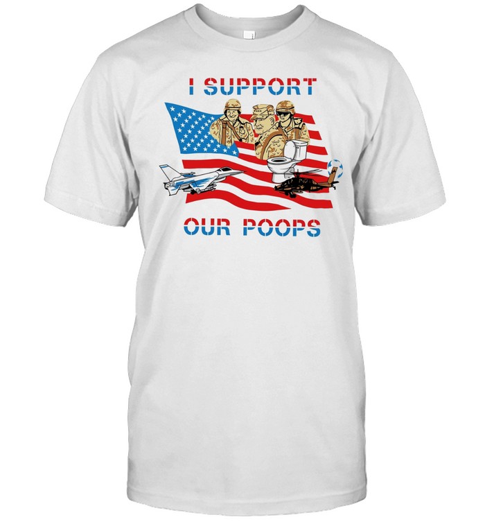 American soldier I support our poops Unisex T-Shirt