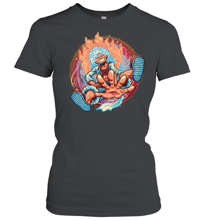 Awakened Pirate King Luffy’s Gear 5 transformation Women T-Shirt