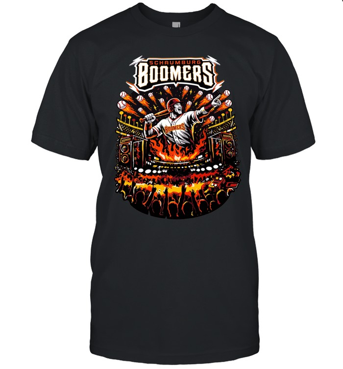 baseball flaming batter graphic Unisex T-Shirt