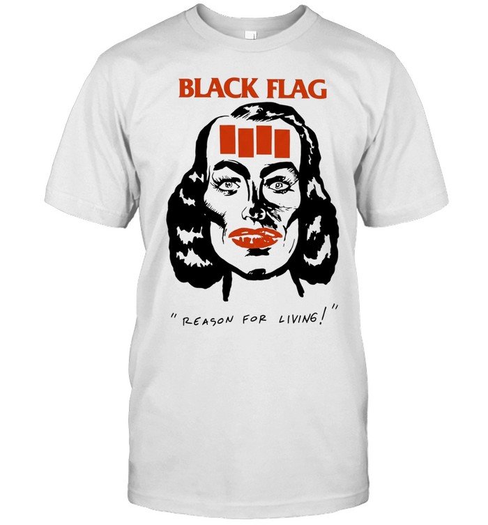 Black flag reason for living rare 80’s vintage Unisex T-Shirt