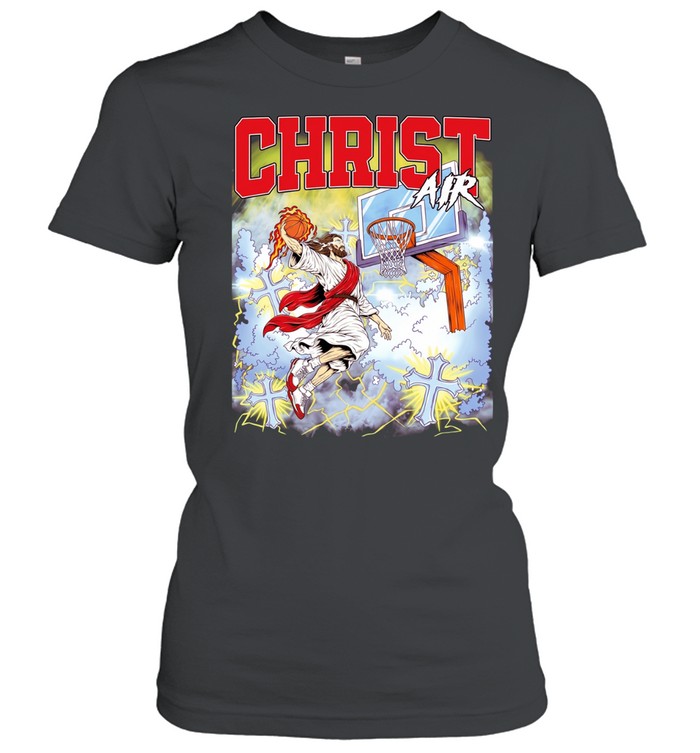 Christ Air basketball meme graphic Women T-Shirt