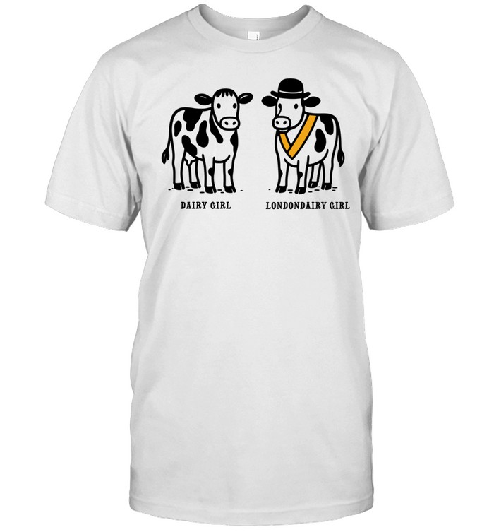 Cow Dairy Girl Londondairy girl Unisex T-Shirt