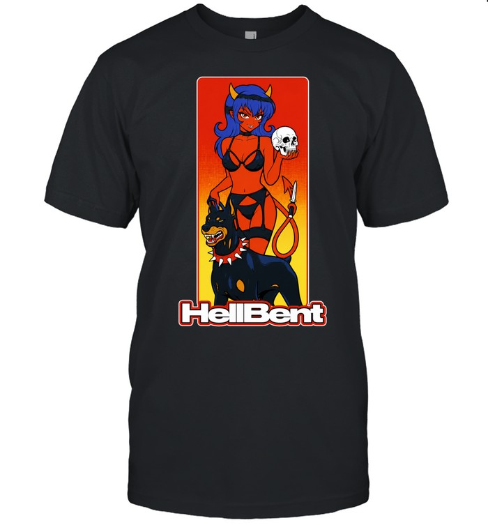 Devil girls and dobermann hellbent art Unisex T-Shirt