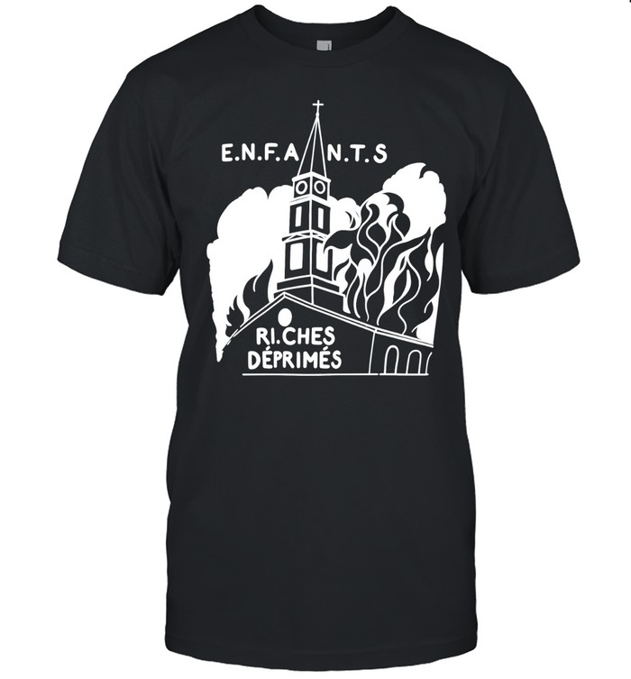 Enhypen wearing Burning Church Unisex T-Shirt