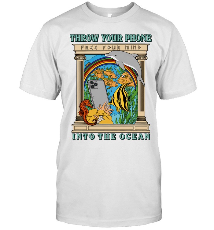 Fish throw your phone in to the ocean Unisex T-Shirt
