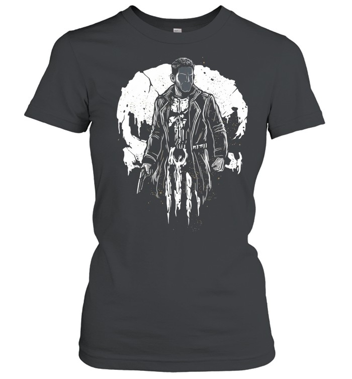 Frank Castle aka Punisher He Who Punishes Women T-Shirt