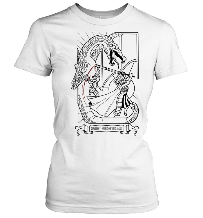 Gaslight Gatekeep Girlboss Lucia Sancho Women T-Shirt