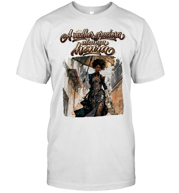 Girl a mulher graciosa alcanca honra Unisex T-Shirt