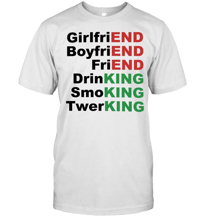 Girlfriend boyfriend friend drinking smoking twerking Unisex T-Shirt