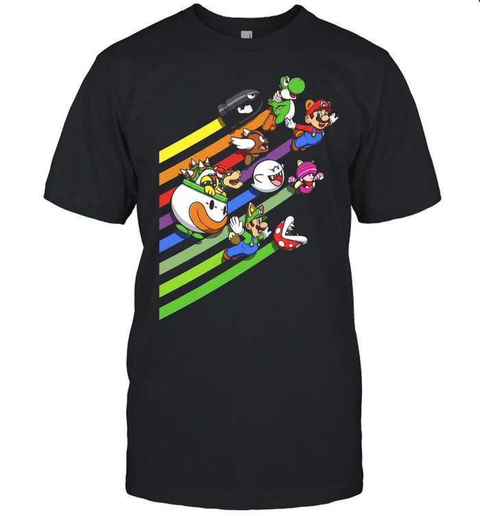 Goodies and baddies Mario Bros Unisex T-Shirt