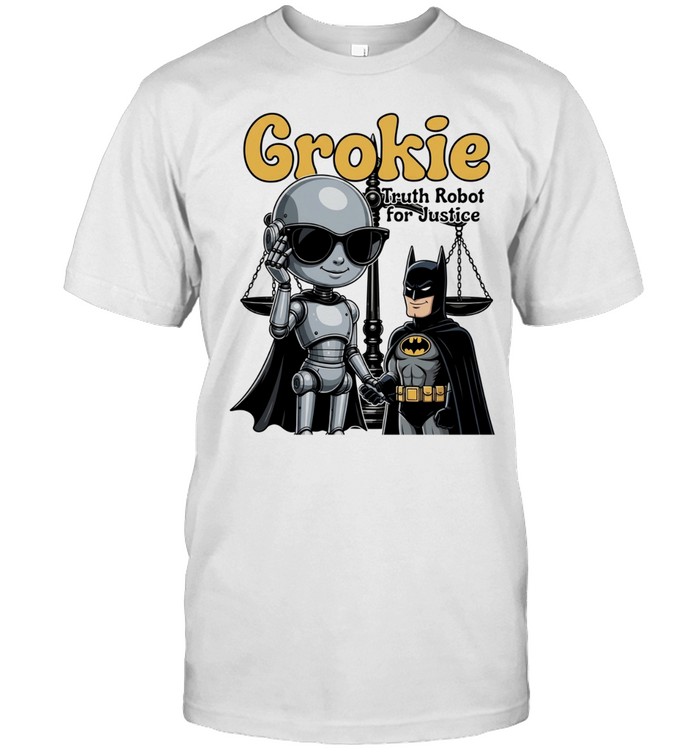 Grokie Batman Truth Robot for Justice Unisex T-Shirt