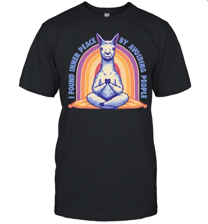 I found inner peace by avoiding people Unisex T-Shirt