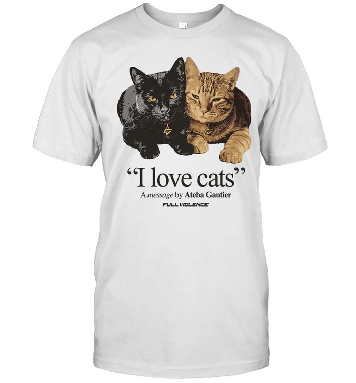 I love cats ateba gautier Unisex T-Shirt