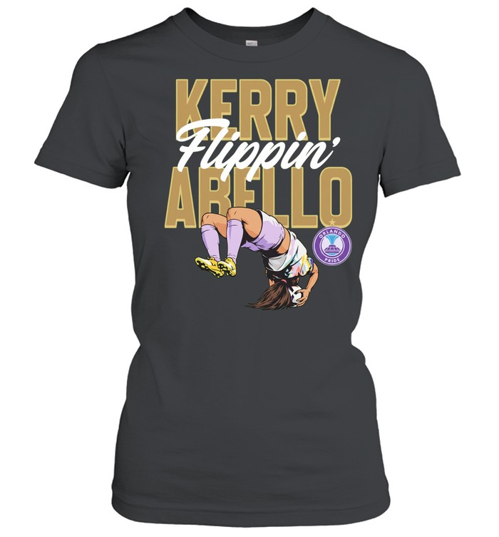 Kerry Abello Orlando Pride NWSL Flippin Women T-Shirt