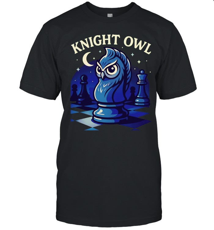 Knight Owl Chess graphic Unisex T-Shirt