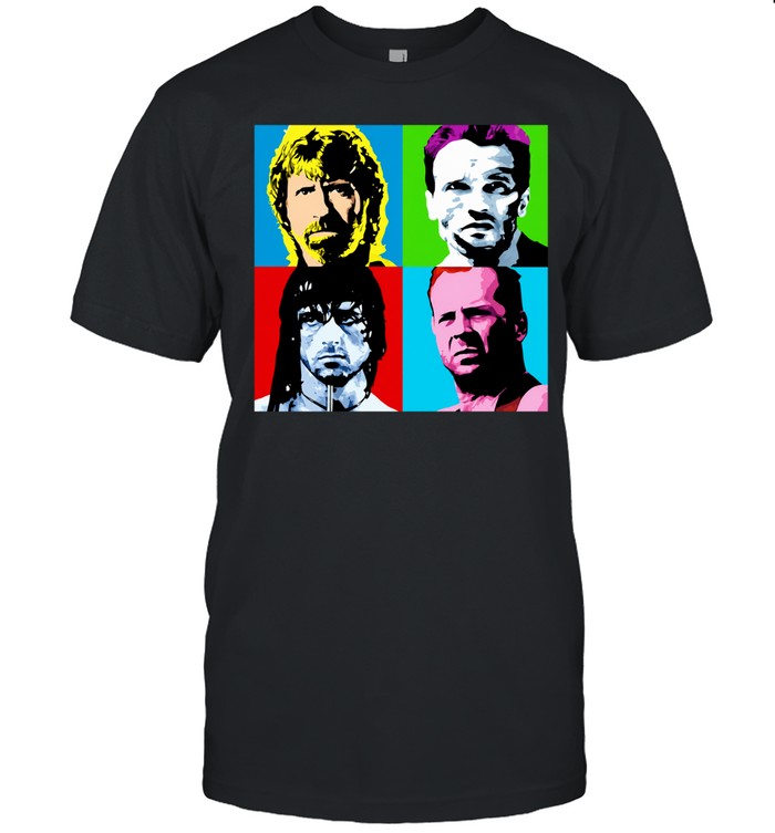 Latest action heroes 1980s portrait classic Unisex T-Shirt