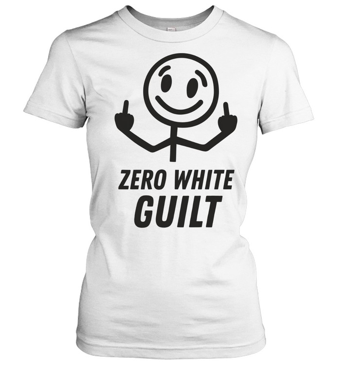 Man middle finger zero white guilt Women T-Shirt