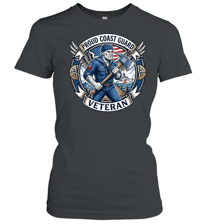 Military Sailor proud coast guard Veteran Women T-Shirt