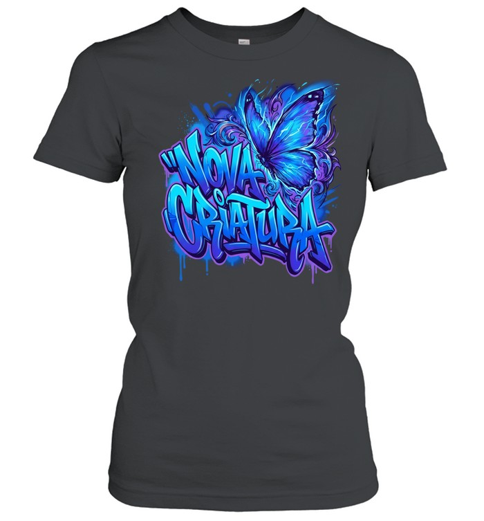 Nova criatura butterfly and lightning graphic Women T-Shirt