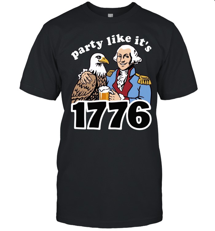 Party like its 1776 2026 250th anniversary George Washington and bald eagle Unisex T-Shirt