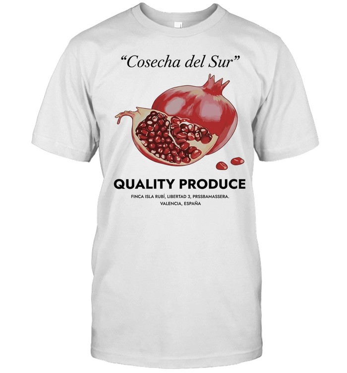 Pomegranate cosecha del sur quality produce Unisex T-Shirt