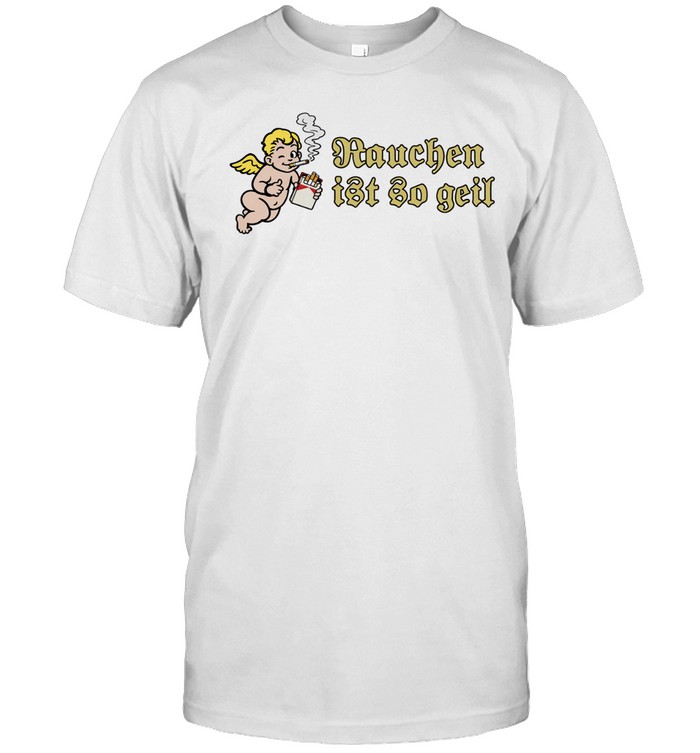 Rauchen ist so geil angel smoking Unisex T-Shirt