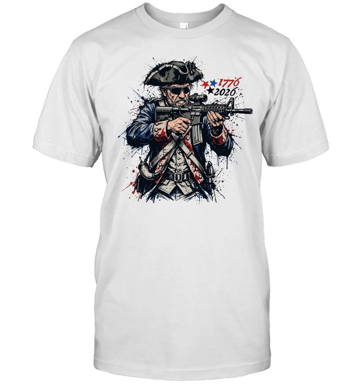 Revolutionary Splatter Tactical President 1776 2026 USA 250th anniversary Unisex T-Shirt