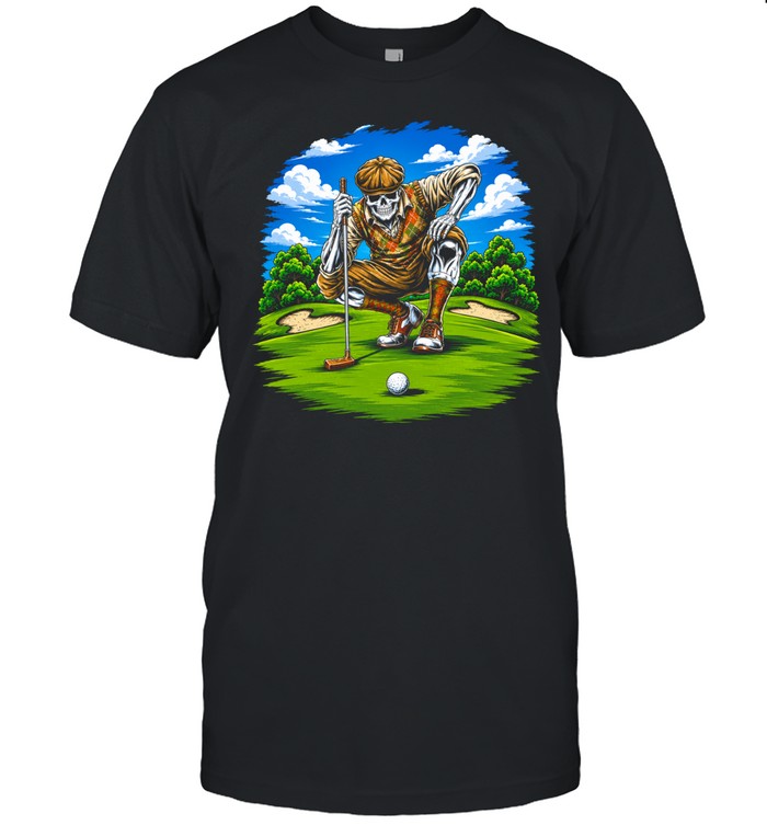 Skeleton golf the ultimate goal graphic Unisex T-Shirt