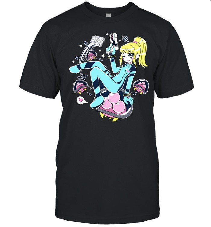 Space Mama Samus Aran Metroid anime style Unisex T-Shirt
