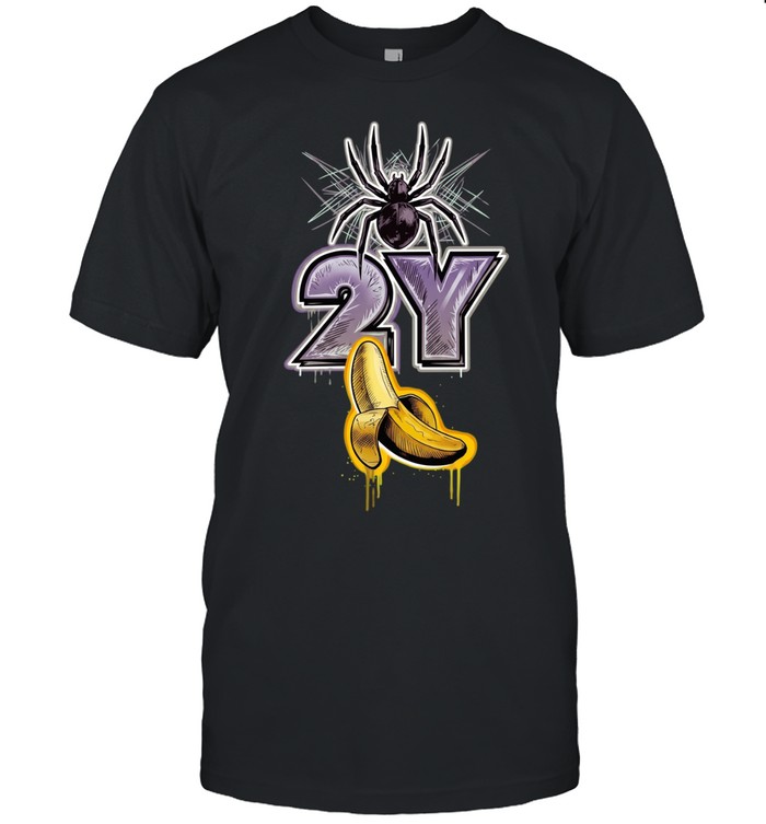 Spider Killed Bananaman 2Y banana graphic Unisex T-Shirt