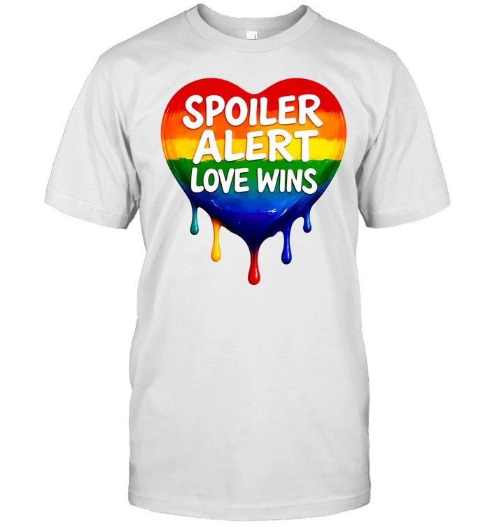 Spoiler alert love wins LGBT heart Unisex T-Shirt