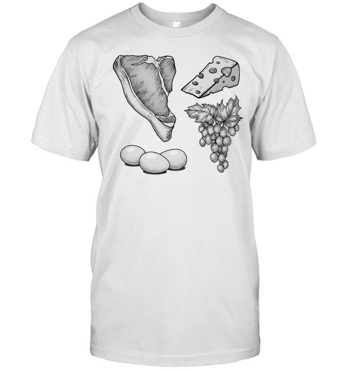 Steak Cheese Eggs Grape Juice Unisex T-Shirt