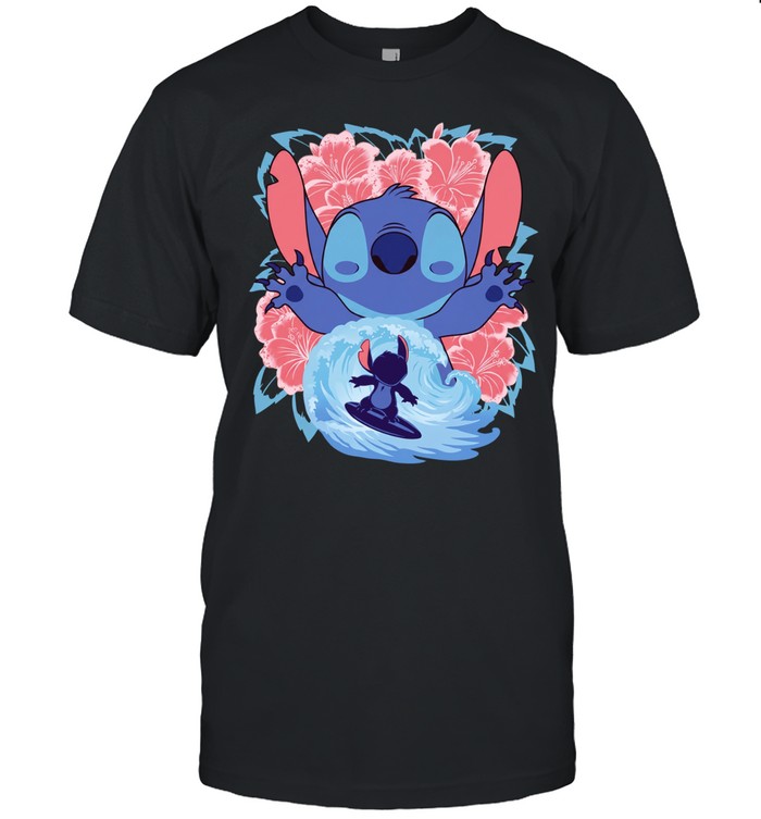 Stitch Tropical Alien meme Unisex T-Shirt