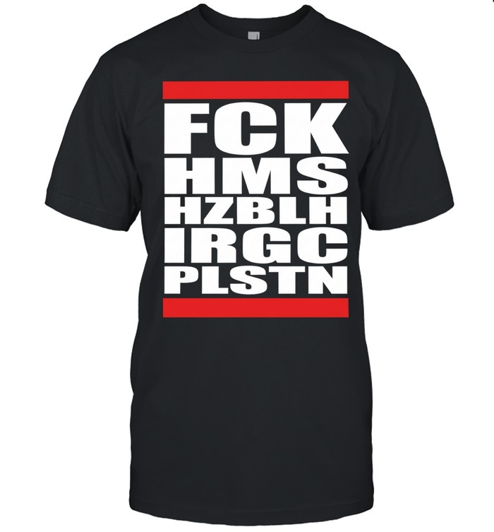Terence Tendayi wearing fck hms hzblh irgc plstn Unisex T-Shirt