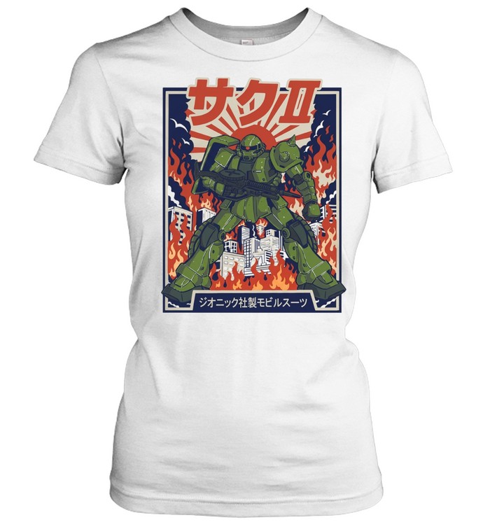 The Green Grunt MS-06 Zaku II Women T-Shirt