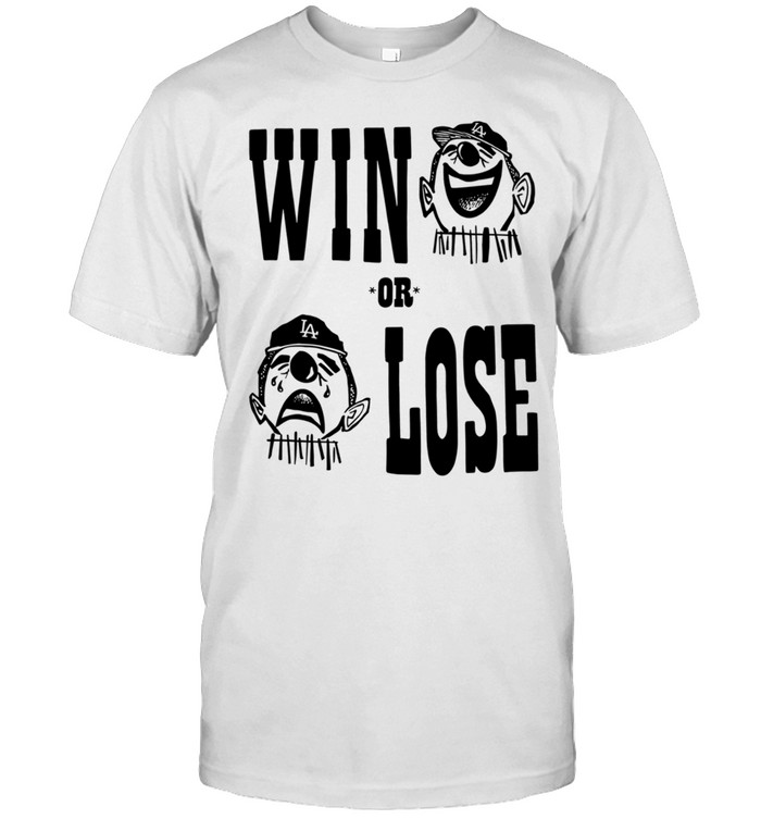 Win or Lose laughing and rying clown character Unisex T-Shirt