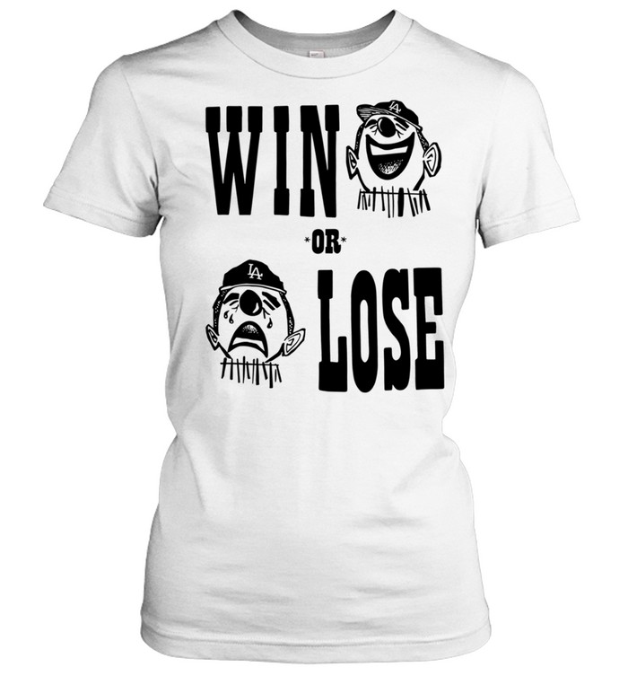 Win or Lose laughing and rying clown character Women T-Shirt