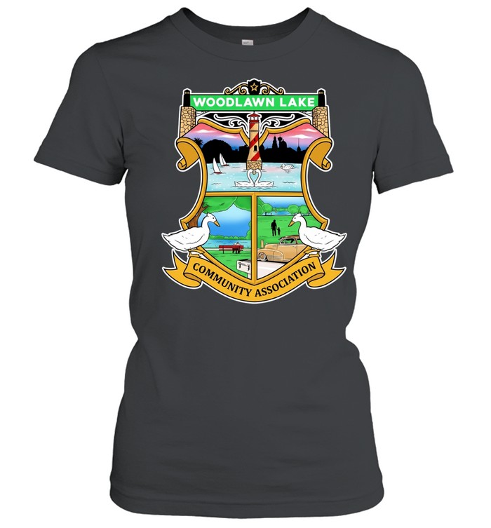 Woodlawn Lake Community Association in San Antonio Texas Women T-Shirt