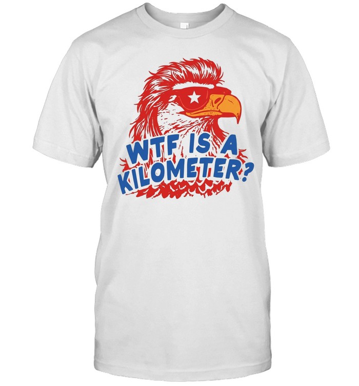 WTF is a kilometer bald eagle 250th anniversary Unisex T-Shirt