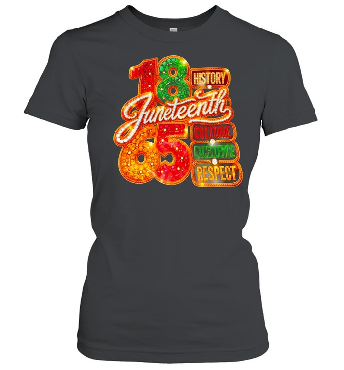 18 history juneteenth 65 culture excellence respect Women T-Shirt