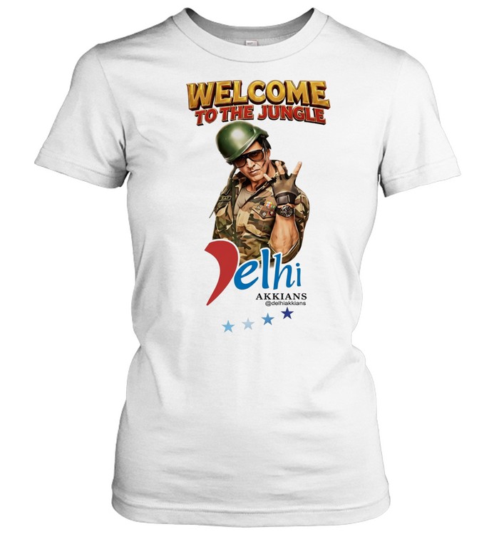 Akshay Kumar Welcome to the Jungle Jelhi Akkians Women T-Shirt