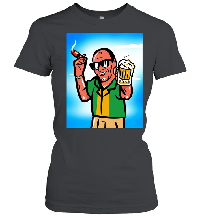 Boss beer and cigars happy summer Women T-Shirt