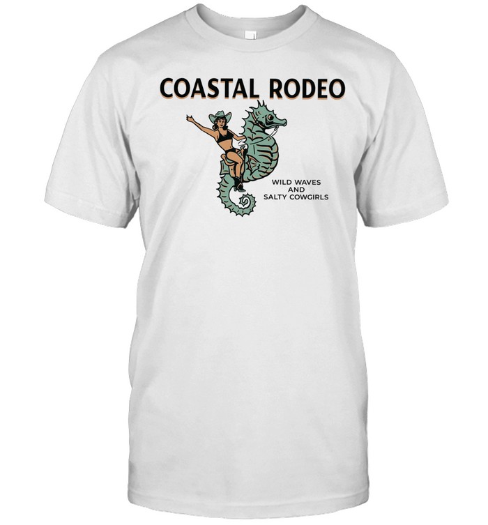 Cowgirt coastal rodeo wild waves and salty cowgirls Unisex T-Shirt