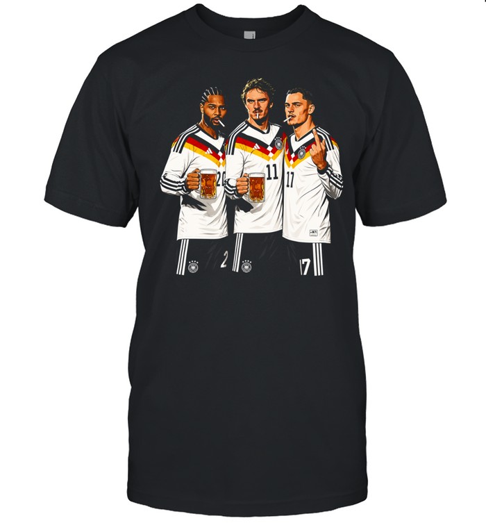 German football the middle finger gesture 4 Unisex T-Shirt