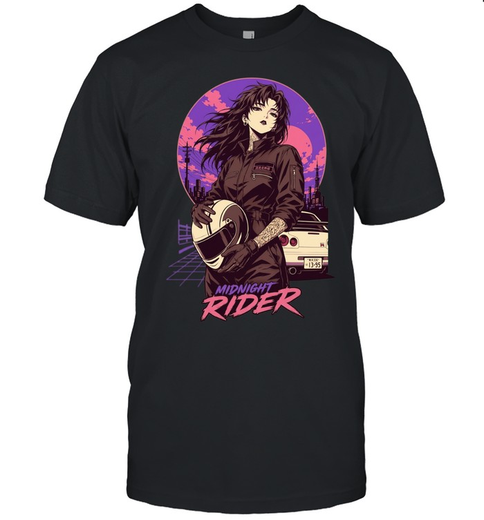 Girl racing midnight rider vintage Unisex T-Shirt